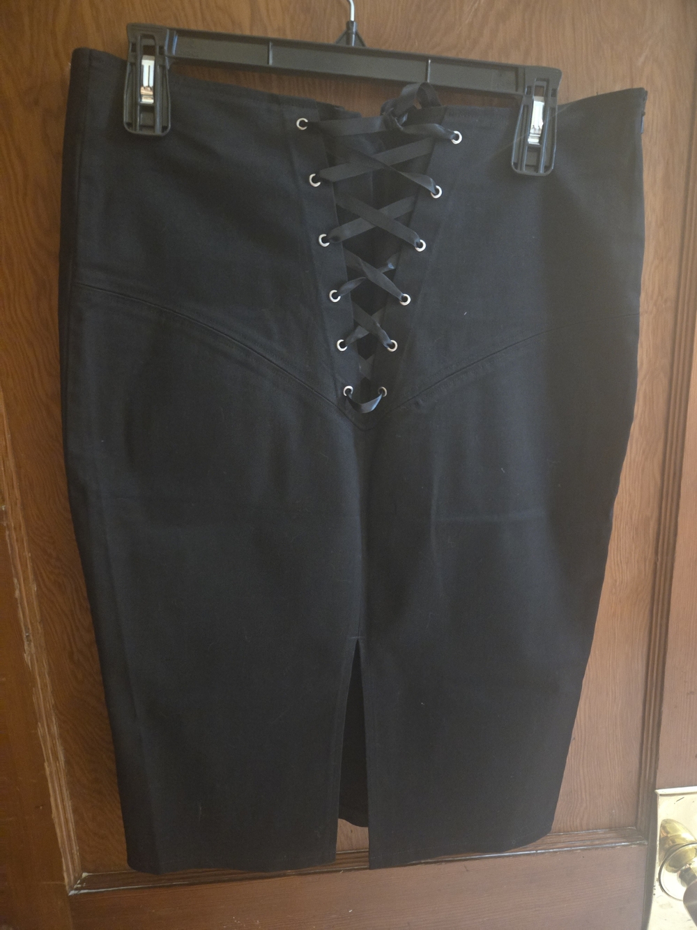 Too Fast Pencil Skirt with Red  Pinup Skeleton Girl Graphic - Picture 2 of 4